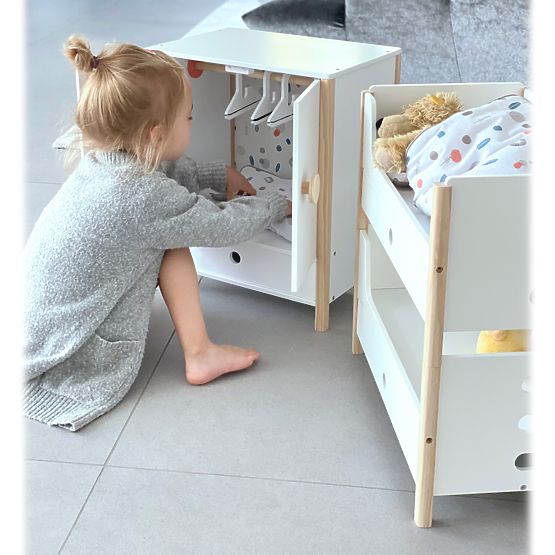 small foot Lesena posteljica Little Button