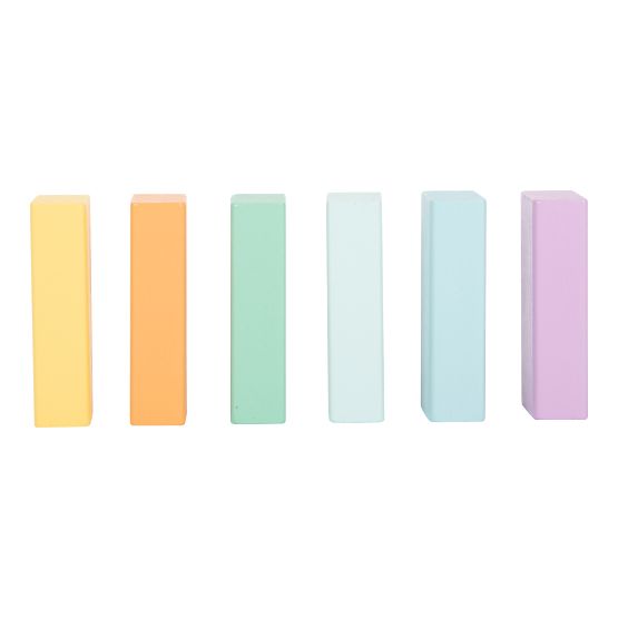 Small Foot Lesene kocke pastel 50 kos