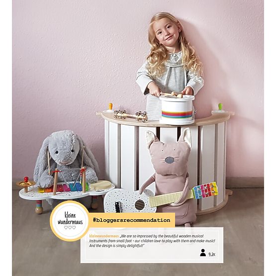 small foot Leseni glasbeni set s pikami