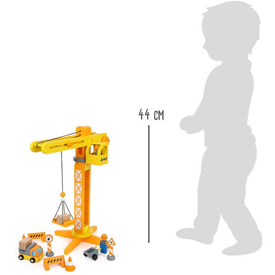 small foot Leseni žerjav s dodatki