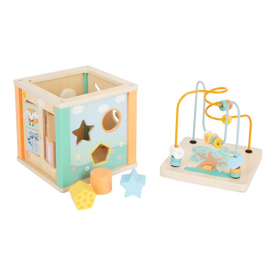 Small Foot Motor kocka v pastelnih barvah