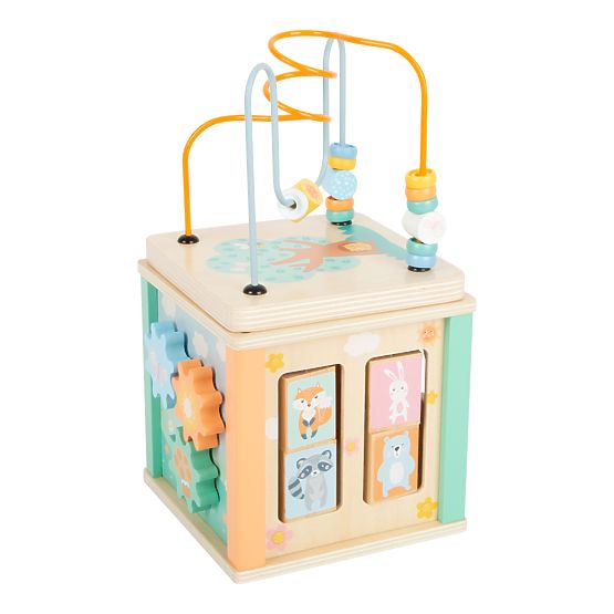 Small Foot Motor kocka v pastelnih barvah