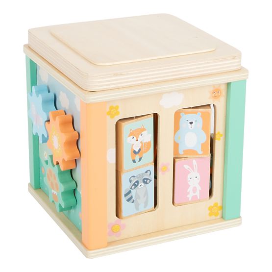 Small Foot Motor kocka v pastelnih barvah