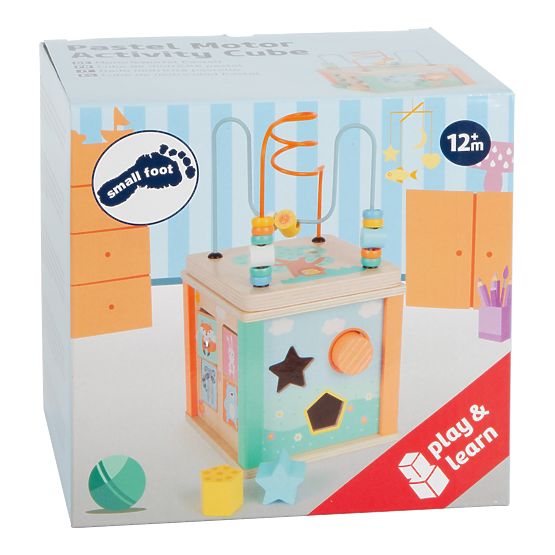 Small Foot Motor kocka v pastelnih barvah