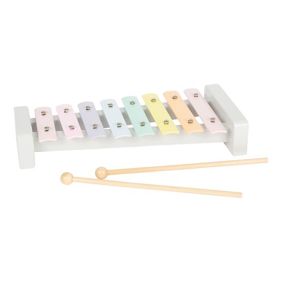 small foot Pastelni glasbeni set 3 kosi