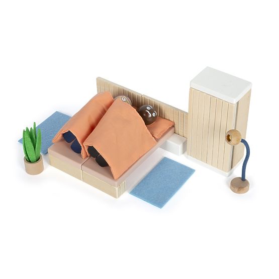 Small Foot Pohištvo za hišico za punčke - spalnica