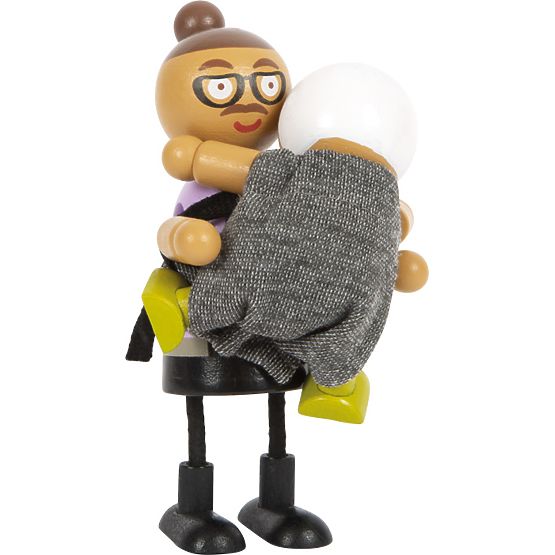 small foot Upogljive punčke družina z otrokom