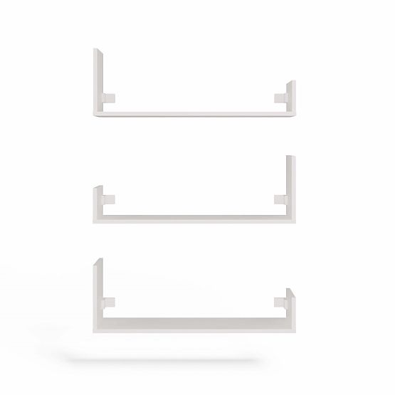 Stenske Police KOBI Za Dnevno Sobo BELA