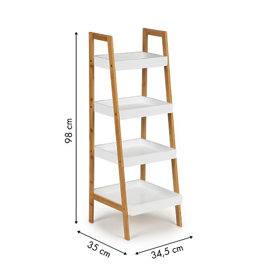 Regal s policami Bamboo - 4 police