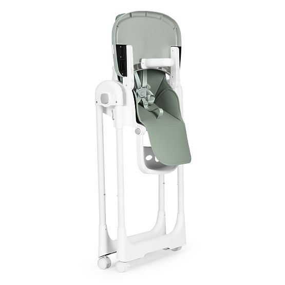 Stolček za hranjenje z nastavljivo višino, ekousnje, pasovi, dvojni pladenj ECOTOYS