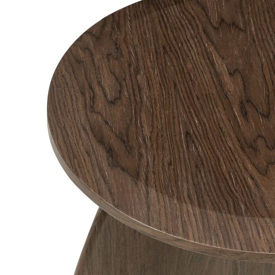 Stranska miza Noku 50 cm, temni oreh