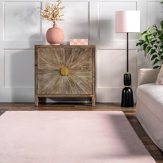 Svilena preproga Rabbit - Roza