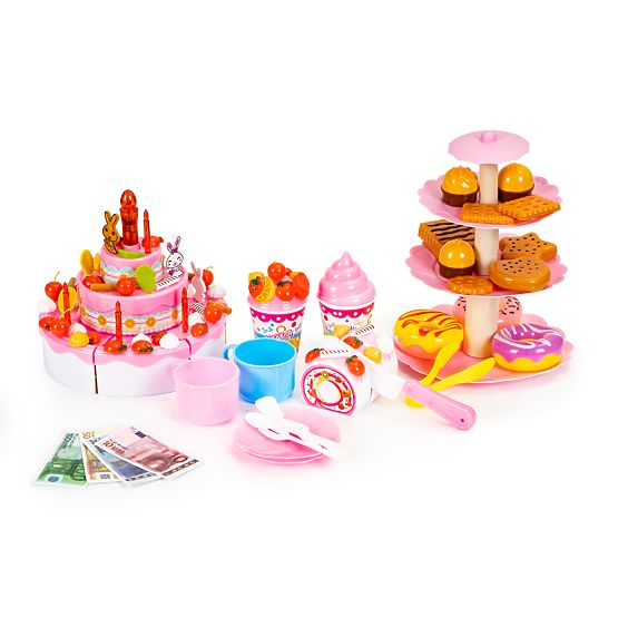 Torta za rezanje set rojstnodnevna zabava 125 kos