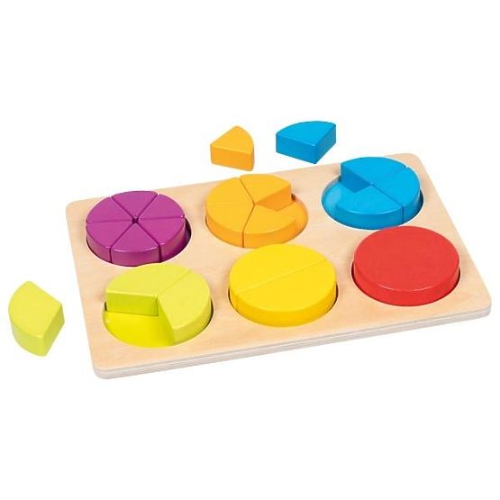 Učenje ulomkov Goki Puzzle za učenje računanja