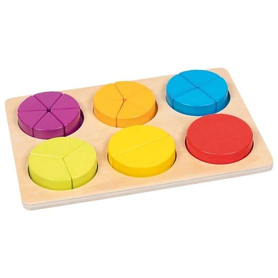 Učenje ulomkov Goki Puzzle za učenje računanja