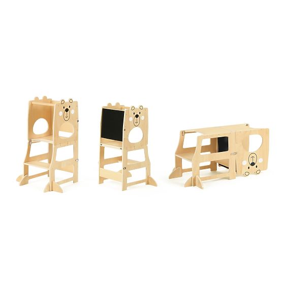 Učna stolp 3v1 - Medvedek