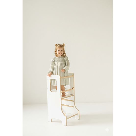 Učna stolp SLIM M - bela