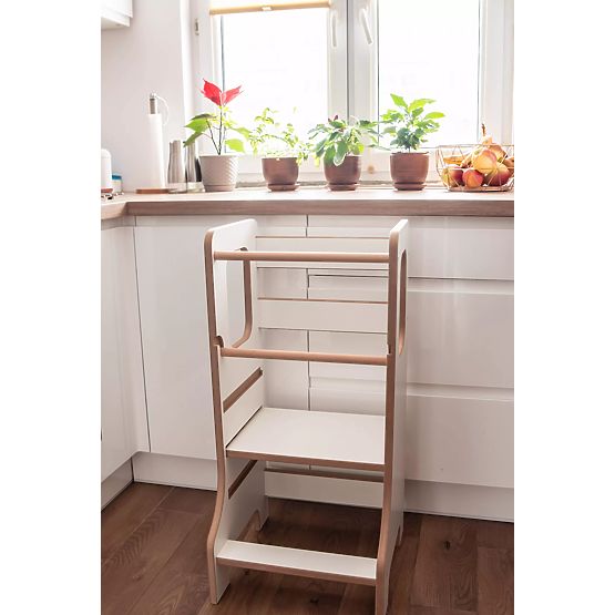 Učna stolp SLIM M - bela