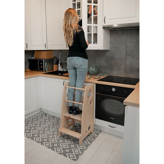 Montessori učni stolp Lena MAXI 85 - naravni