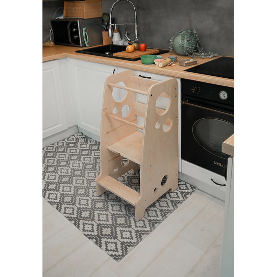 Montessori učni stolp Lena MAXI 85 - naravni