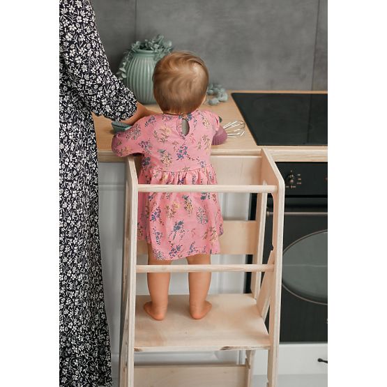 Montessori učni stolp Pola MAXI 90 - naravni