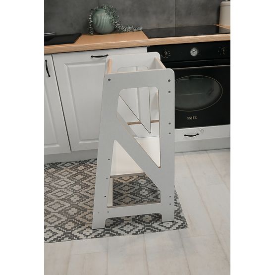 Montessori učni stolp Pola Scandi - bel