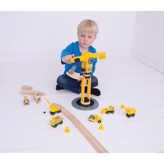 Velika konstrukcija z žerjavom