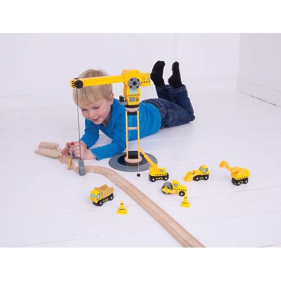 Velika konstrukcija z žerjavom