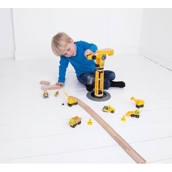 Velika konstrukcija z žerjavom