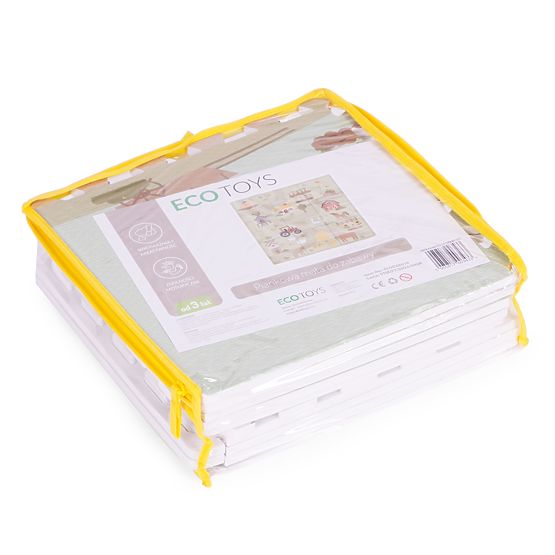 Velika penasta podloga EVA za otroke kmetija 90,5x90,5 cm 21 delov ECOTOYS