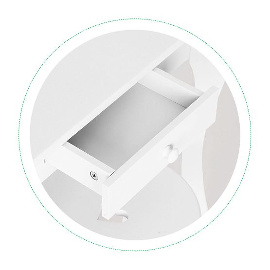 Velika otroška toaletna mizica z ogledalom za dekleta ECOTOYS