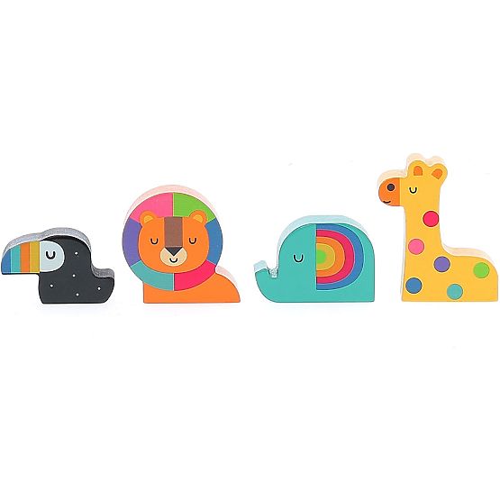 Vilac Barvni vlak z živalmi Andy Westface