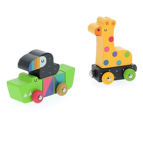 Vilac Barvni vlak z živalmi Andy Westface