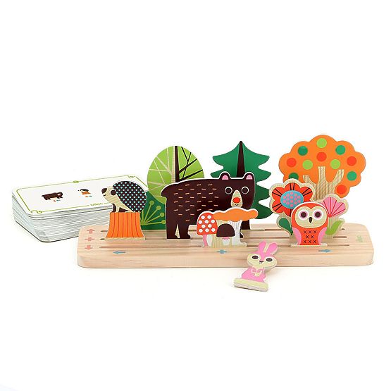 Vilac Lesena logična igra Postavi pravilno! Gozd