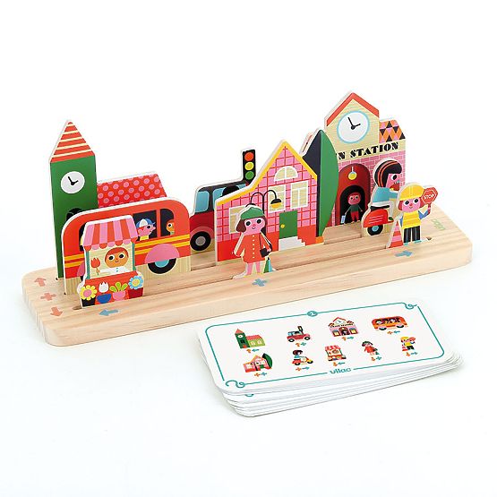 Vilac Lesena logična igra Postavi pravilno! Mesto