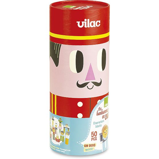 Vilac Lesene kocke figurice