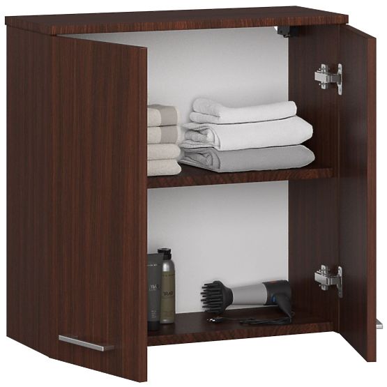 Viseča omarica širine 60 cm FIN 2D WENGE