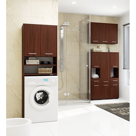 Viseča omarica širine 60 cm FIN 2D WENGE