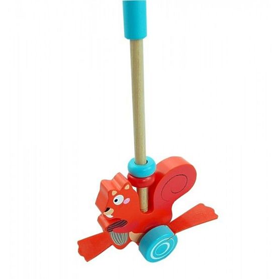 Vlečenje živali na palico - veverica