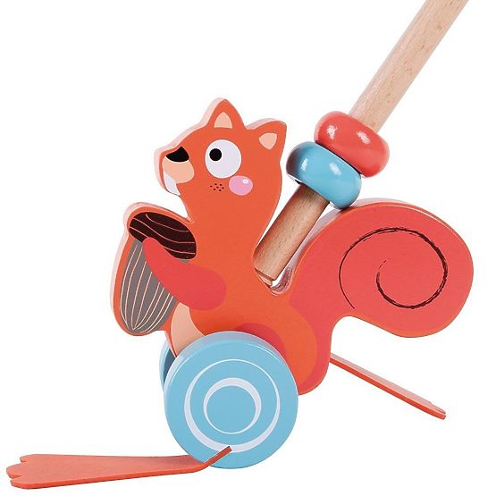 Vlečenje živali na palico - veverica