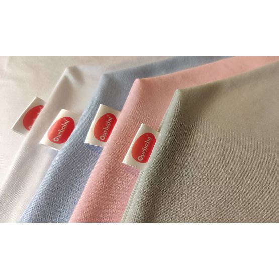 Vodoodporna bombažna rjuha - svetlo modra 180 x 80 cm