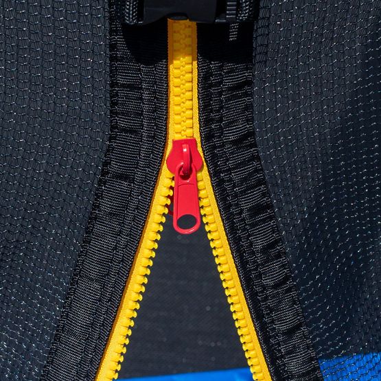 Vrtna trampolina s premerom 8 ft 244-252 cm z zunanjo mrežo + lestev