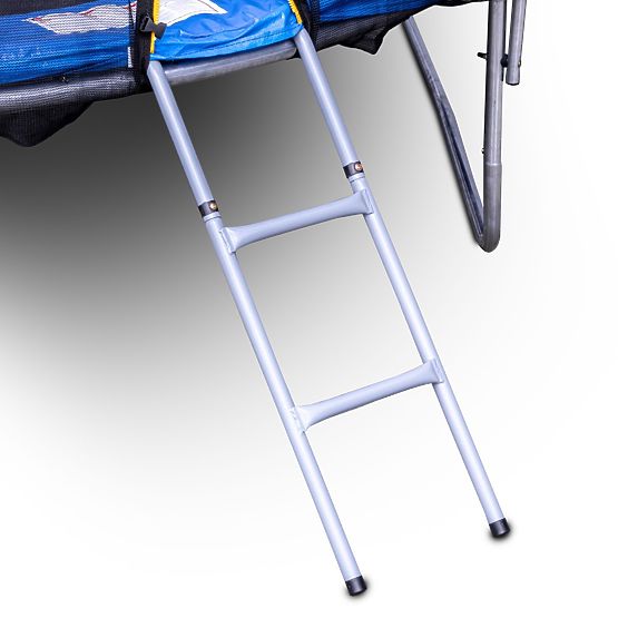 Vrtna trampolina s premerom 8 ft 244-252 cm z zunanjo mrežo + lestev