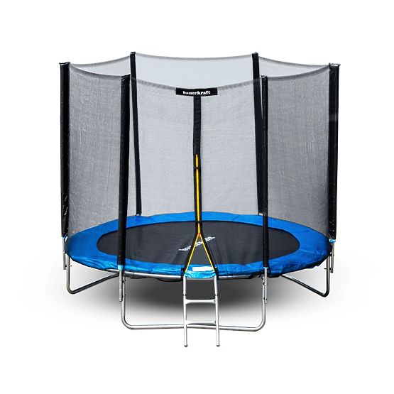 Vrtna trampolina s zunanjo mrežo premera 10 ft 304-312 cm + lestev