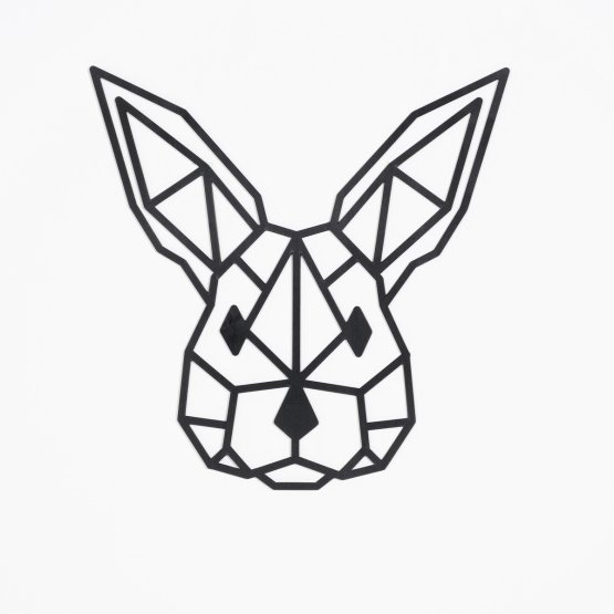 Lesena geometrijska slika - Hare - različne barve