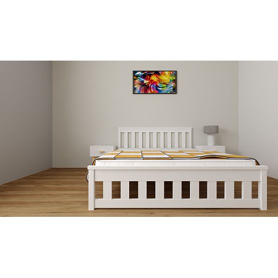Zakonska postelja Ada 200 x 140 cm - bela