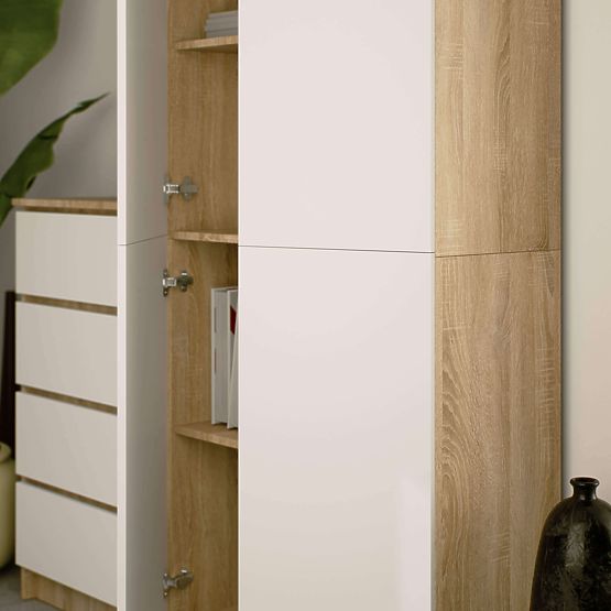 ZAPRTI REGAL R80 2D 8P CLP HRAST SONOMA / BELA