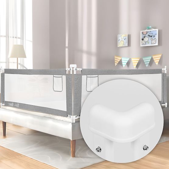 Zaščitna ograja za posteljo 180 cm zaščita za otroke ECOTOYS
