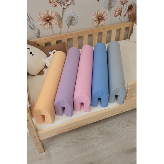 Zaščitna ograja za posteljo Ourbaby - Jersey - Sivka