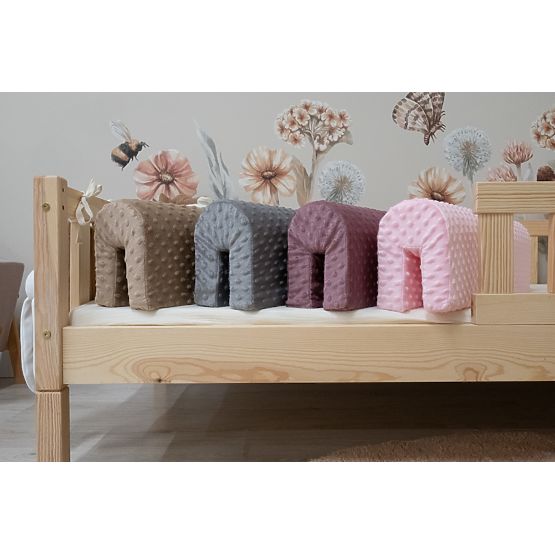 Zaščitna ograja za posteljo Ourbaby - temno siva